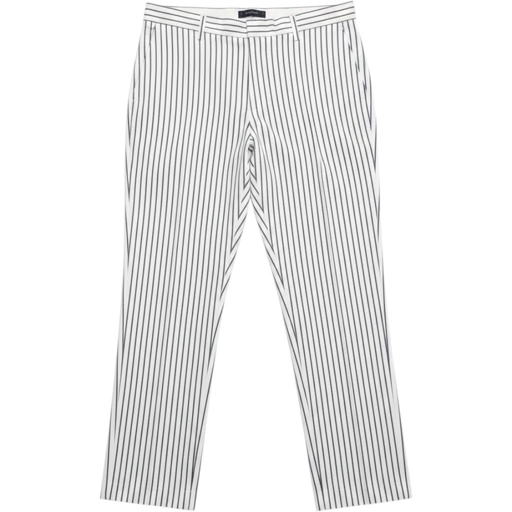 Paisley & Gray Seersucker Pants Mens 40x32 Blue White Striped Slim Fit